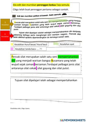 Bahasa melayu tahun 3