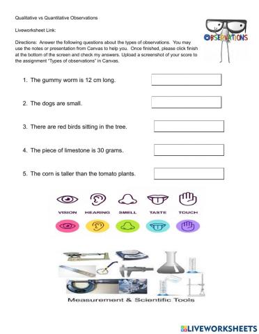 Types of Observations