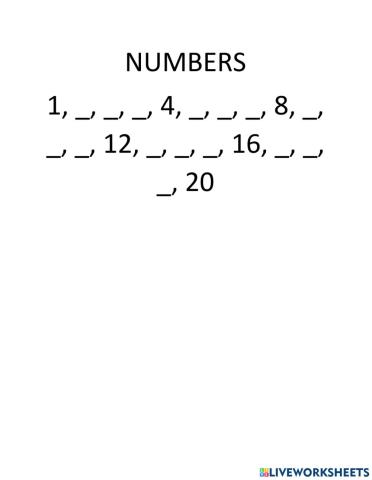 Numbers
