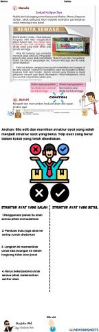 Latihan Mengedit & Memurnikan Struktur Ayat - BM Tahun 3 Buku Teks Halaman 24