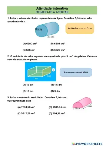 Desafio-te a acertar