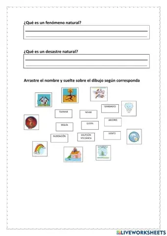 Fenómenos naturales