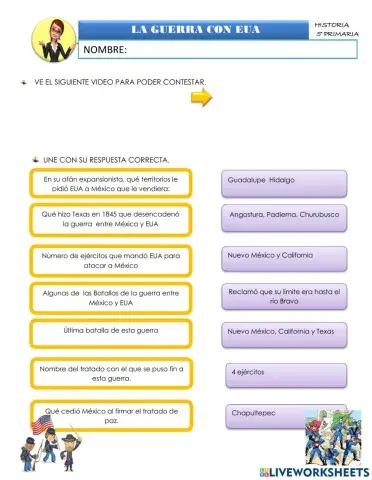 La guerra con eua