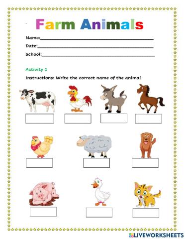 Farm animals