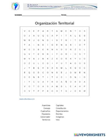 Organización territorial de Colombia