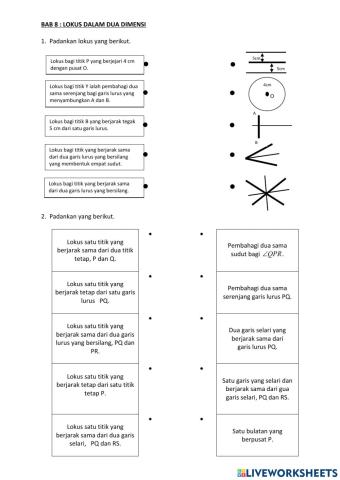 Bab 8 : Lokus Dua Dimensi