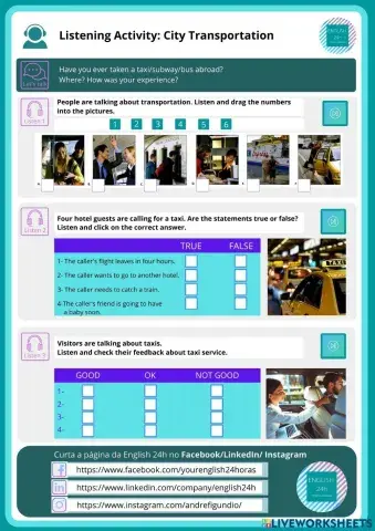 Listening: City Transportation