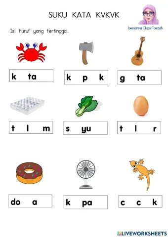 Suku Kata KVKVK