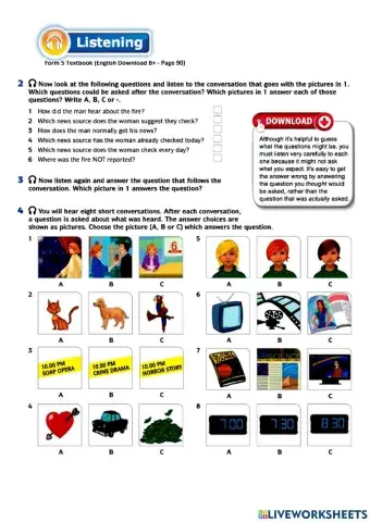Unit 7: THE MEDIA - LISTENING
