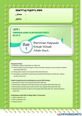 Lkpd 1 paibp kelas XI bab 1