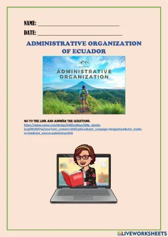 Administrative organization of Ecuador