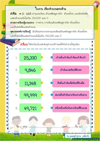 จำนวนนับไม่เกิน100,000