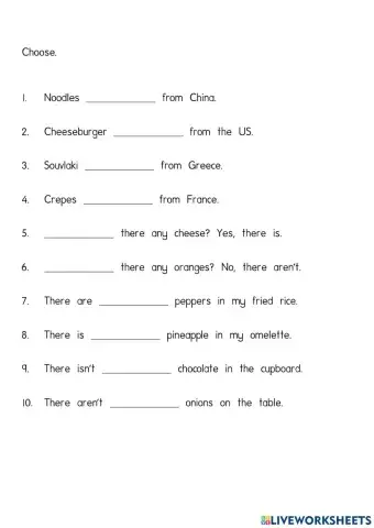 Module 6 Food, Please!