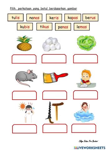 Perkataan kvkvk akhiran s