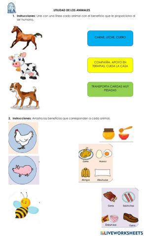 Utilidad de los animales