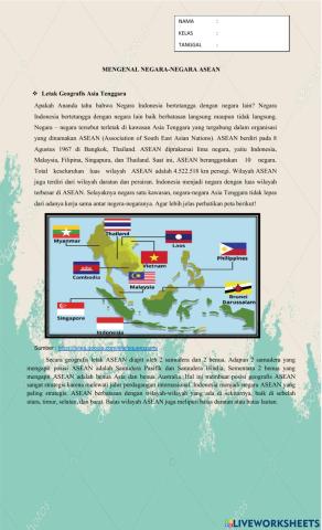 Letak Geografis ASEAN
