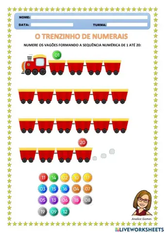 O Trenzinho de Numerais