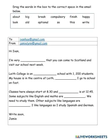 ENGLILSH PLUS YEAR 5: Unit 4 (page 49)