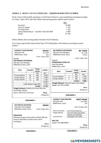 Buku catatan pertama