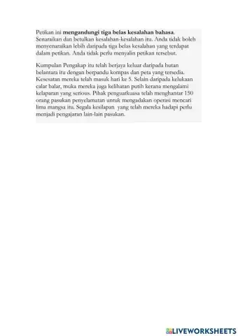 Latihan penyuntingan bm spm