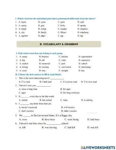 Grade 6. Unit 9 Cities in the world