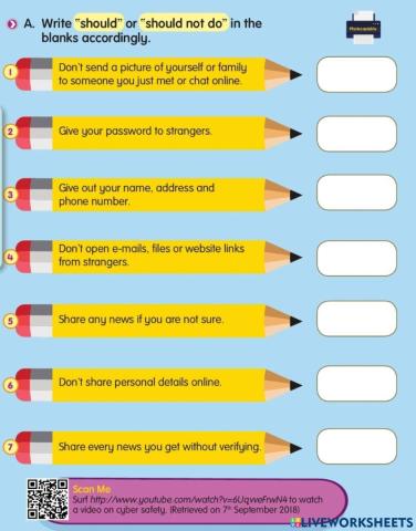 Type : Should vs Should Not Do