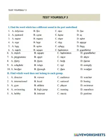 Grade 6. Unit 9 Cities in the world test yourself 3 Bui Van Vinh