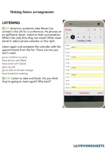 Put it in your calendar