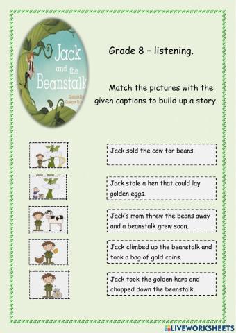 Story- Jack and the beanstalk