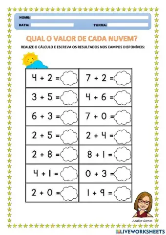 Qual o Valor de Cada Nuvem?