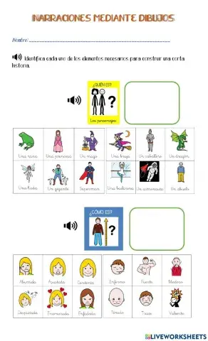 Narraciones con dibujos