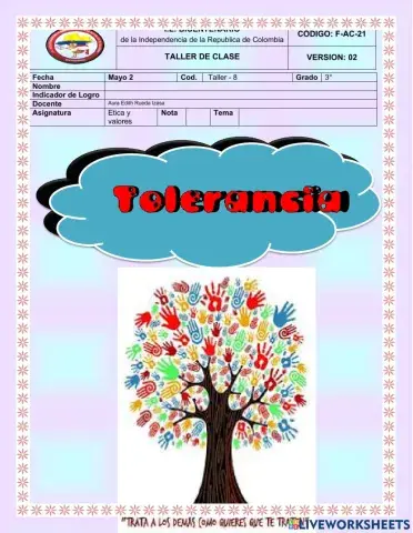 Tolerancia