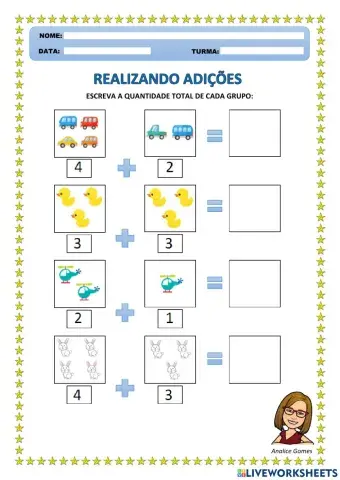 Realizando Adições