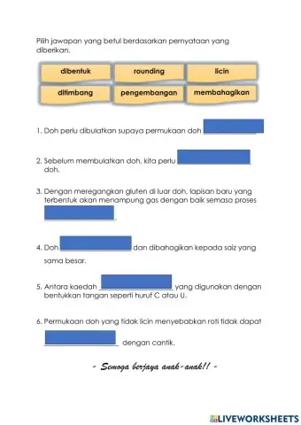 Kaedah Membulat Doh Ban