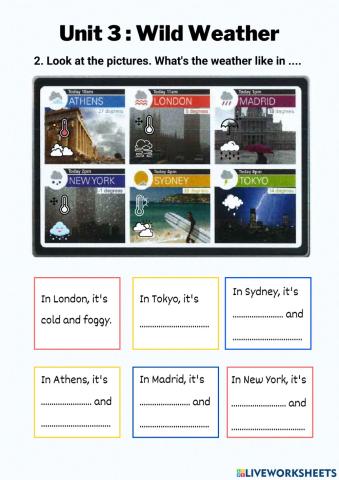 Unit 3: Wild Weather