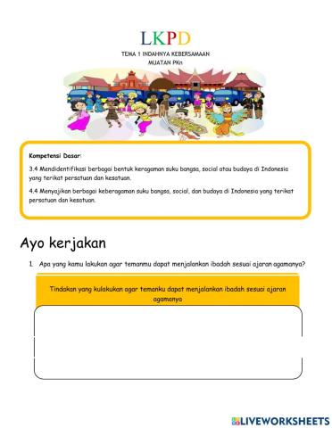 Indahnya Kebersamaan