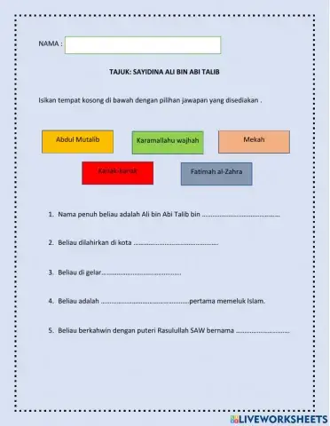 Sayidina ali bin abi talib