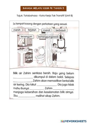 Kata Kerja Tak Transitif