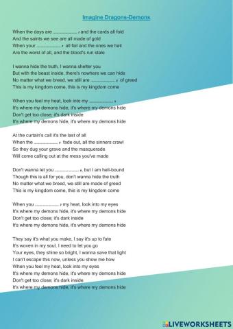 Imagine Dragons-Demons