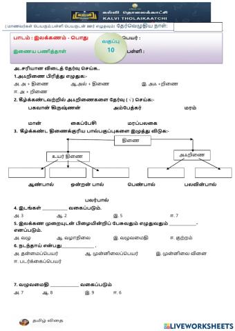 பத்தாம் வகுப்பு - பொது