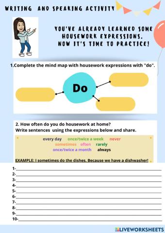 House work expressions