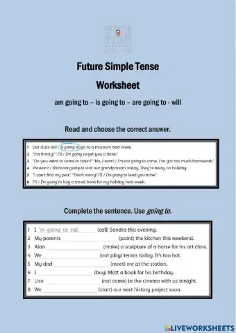 Future Simple Tense