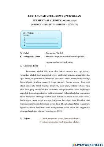 Lkpd fermentasi alkohol