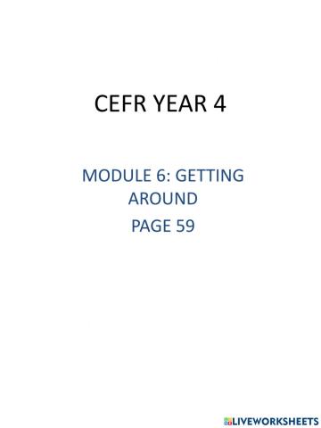 Cefr year 4 module 6 page 59