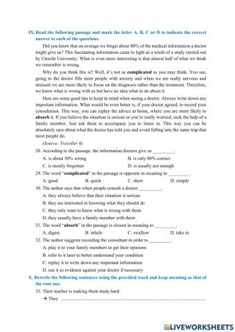 Đề thi thử vào 10 số 1-2