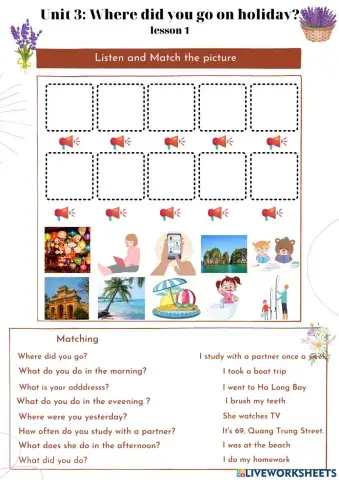 English 5 Unit 3 Lesson 1