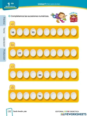 Sucesiones numéricas