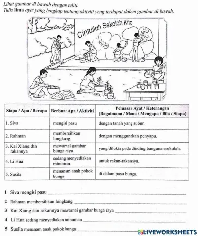 Latihan kembangkan ayat