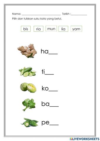 Unit 13: Cintai Tanaman