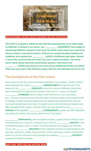 Traditional Irish Dishes